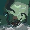 Storm icon/pixelart