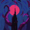 Castle icon/pixelart