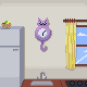 Cat Clock icon/pixelart