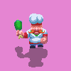 Chef - Walk Cycle icon/pixelart