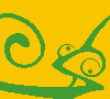 chameleon icon/pixelart