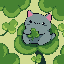clover cat icon/pixelart
