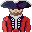 Colonial soldier icon/pixelart