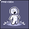 Keep on fighting~ icon/pixelart
