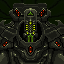 alien robot icon/pixelart