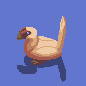 Dino Duck icon/pixelart