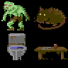 Decade of Ruin (C64) - in-game sprites icon/pixelart