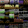 Decade of Ruin (C64) - in-game textures icon/pixelart