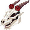 Dragon Skull icon/pixelart