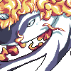 Sky Narwhal icon/pixelart