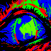 RGBK+ eye (BK0010) icon/pixelart
