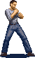 Pixel fighter icon/pixelart