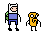 Adventure Time! icon/pixelart
