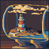 Thomas's Lighthouse in a Bottle  icon/pixelart