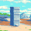 Fortress icon/pixelart