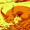 Sheding of leaves icon/pixelart