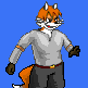 Fox sprite icon/pixelart