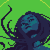 Green icon/pixelart