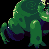 Frog King icon/pixelart
