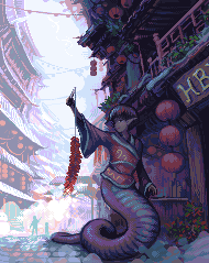 Snake Year/pixelart