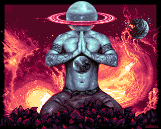 Saturn's Serenity/pixelart