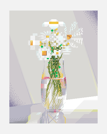 Digital Petals/pixelart