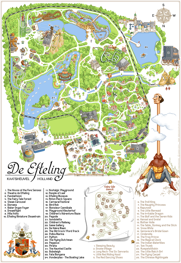 Efteling Park Map PixelJoint