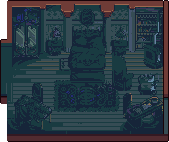 Haunted Big Bedroom/pixelart