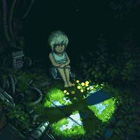 In the Dark/pixelart