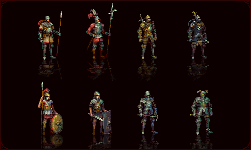 Various Knights and Soldiers/pixelart
