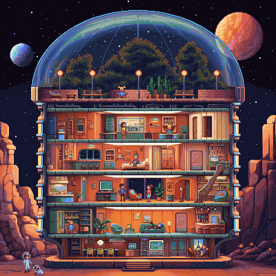 Life on Mars/pixelart