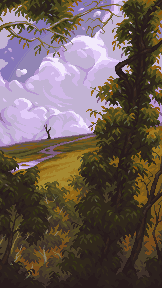 In the Trees/pixelart