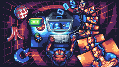 Man vs Machine/pixelart