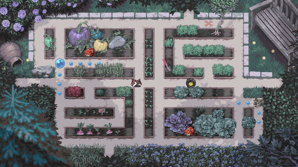 Maze Mice - Garden Stage/pixelart