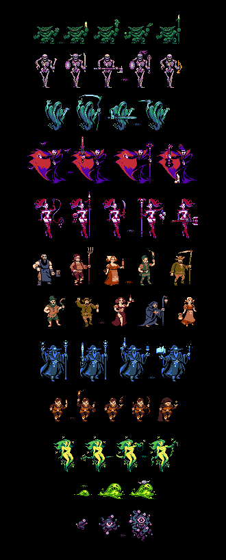 Classic RPG Units Pool/pixelart