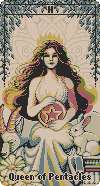Queen of pentacles/pixelart