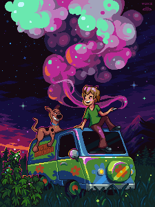 Scooby Doo/pixelart
