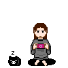 Lazy sunday icon/pixelart