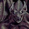 Training with a Gargoyle icon/pixelart