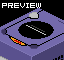Nintendo Gamecube : RELOADED icon/pixelart