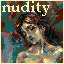 Study of a nude, by Dora Carrington icon/pixelart