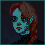 3 portraits icon/pixelart