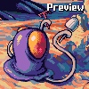 Seaside encounters/pixelart