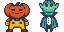 Have a spooky Halloween! icon/pixelart