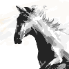 Horse Year icon/pixelart
