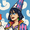Howl in Witch Hat Atelier Style  icon/pixelart