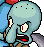 Squidward and Tentakruel icon/pixelart
