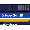 Take a train to 80s Britain icon/pixelart