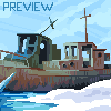 Ships in ice/pixelart