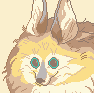 Cute dog icon/pixelart
